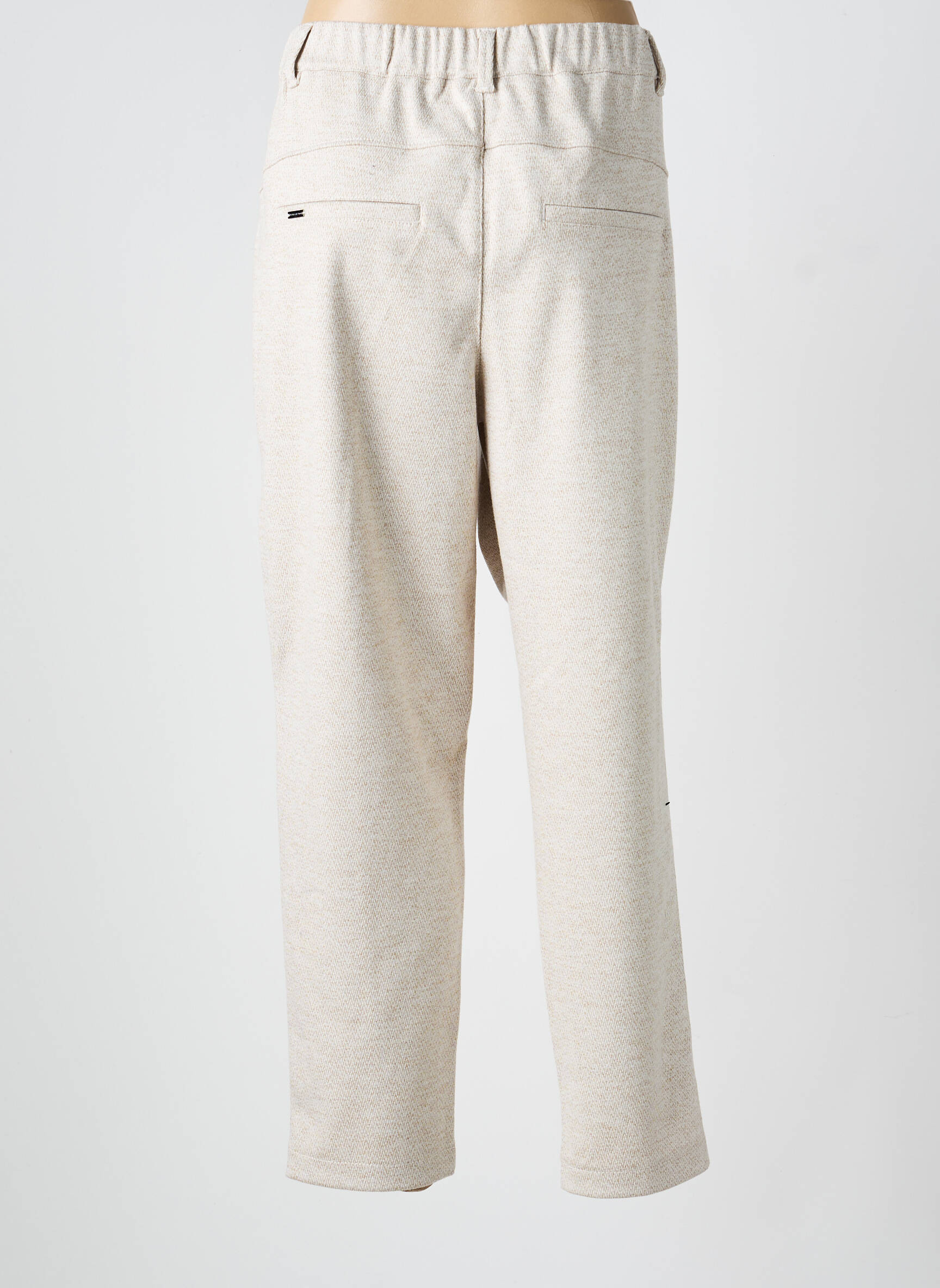 Pantalon 7/8 elasticitate mărime normală bej STREET ONE femeie