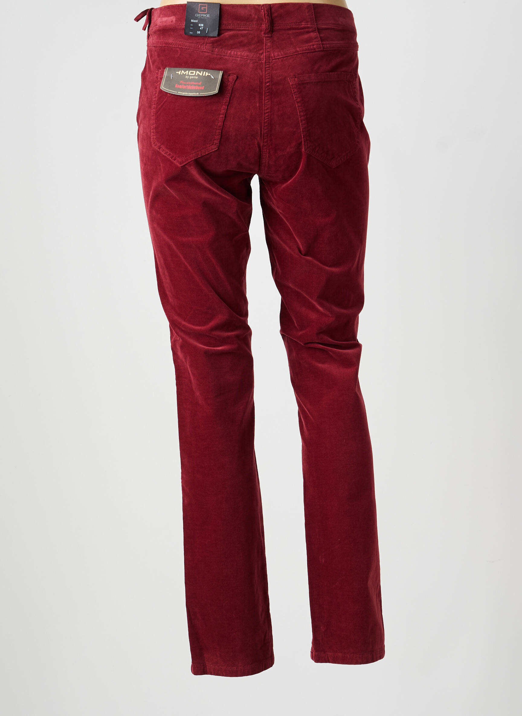Pantalon slim elasticitate mărime normală roșu GERKE MY PANTS femeie