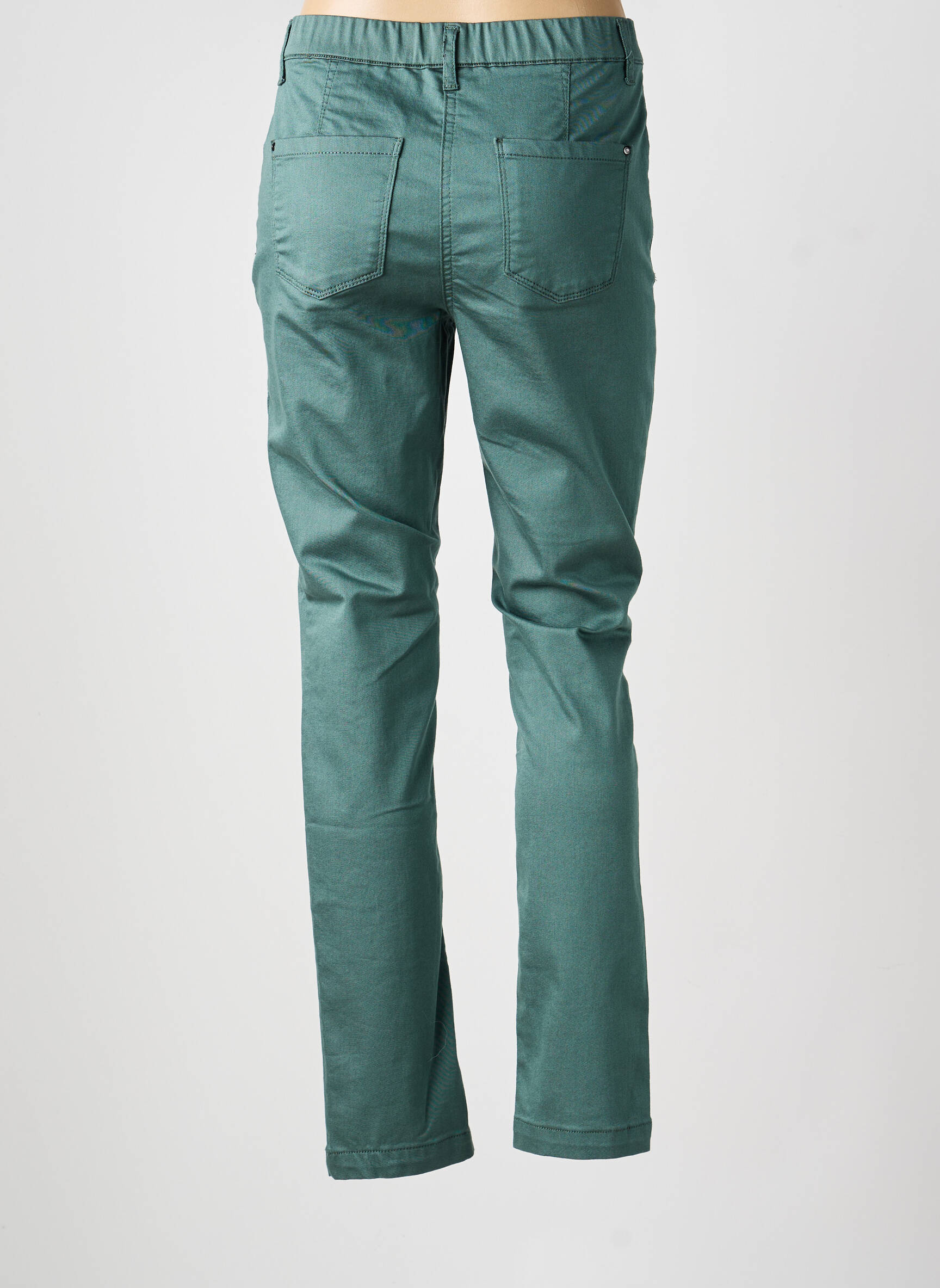 Jegging țesătură denim mărime normală verde BRANDTEX femeie