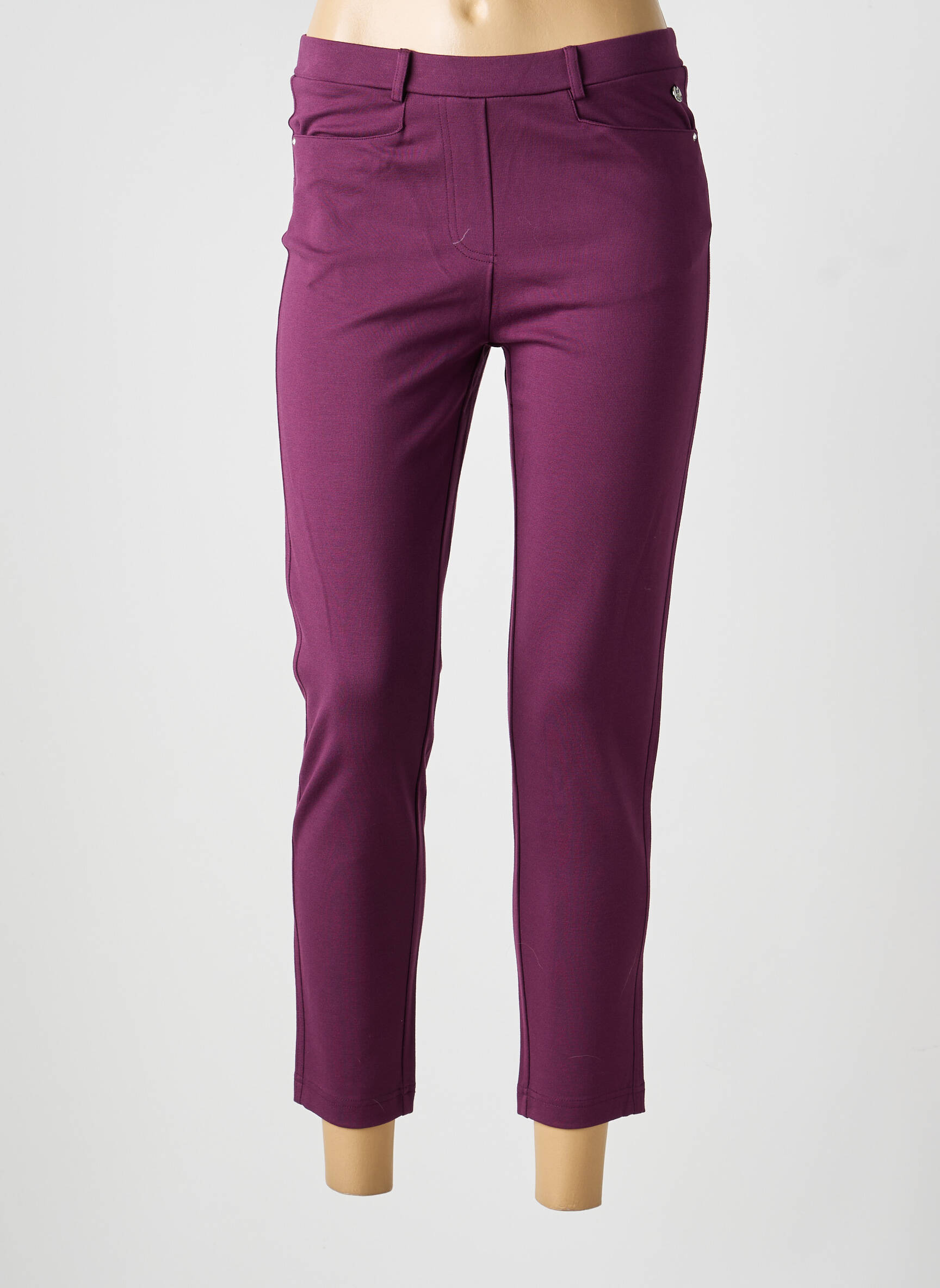 Jegging țesătură jersey mărime normală violet JOY OF LIFE femeie