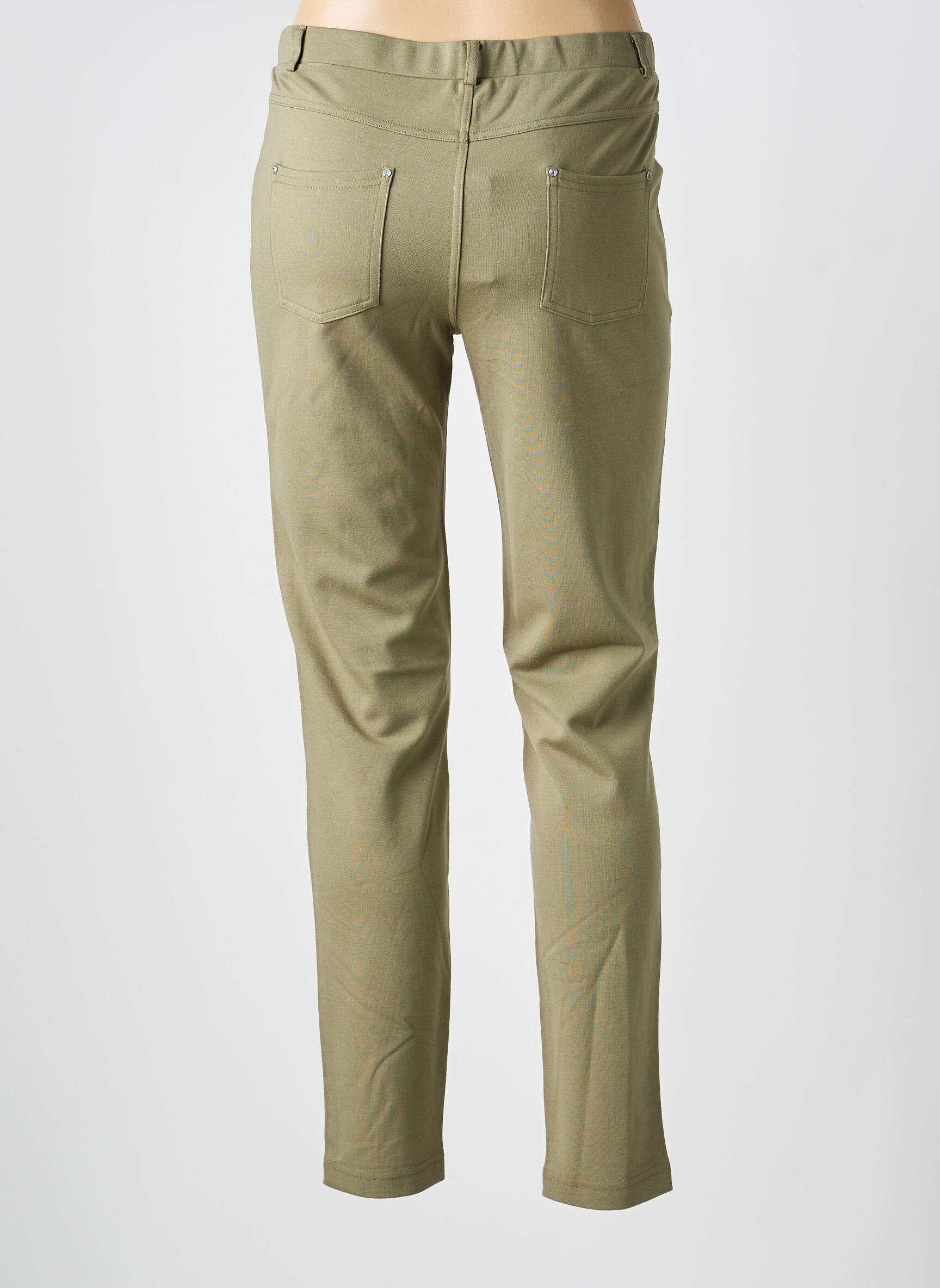 Jegging țesătură jersey mărime normală verde JOY OF LIFE femeie