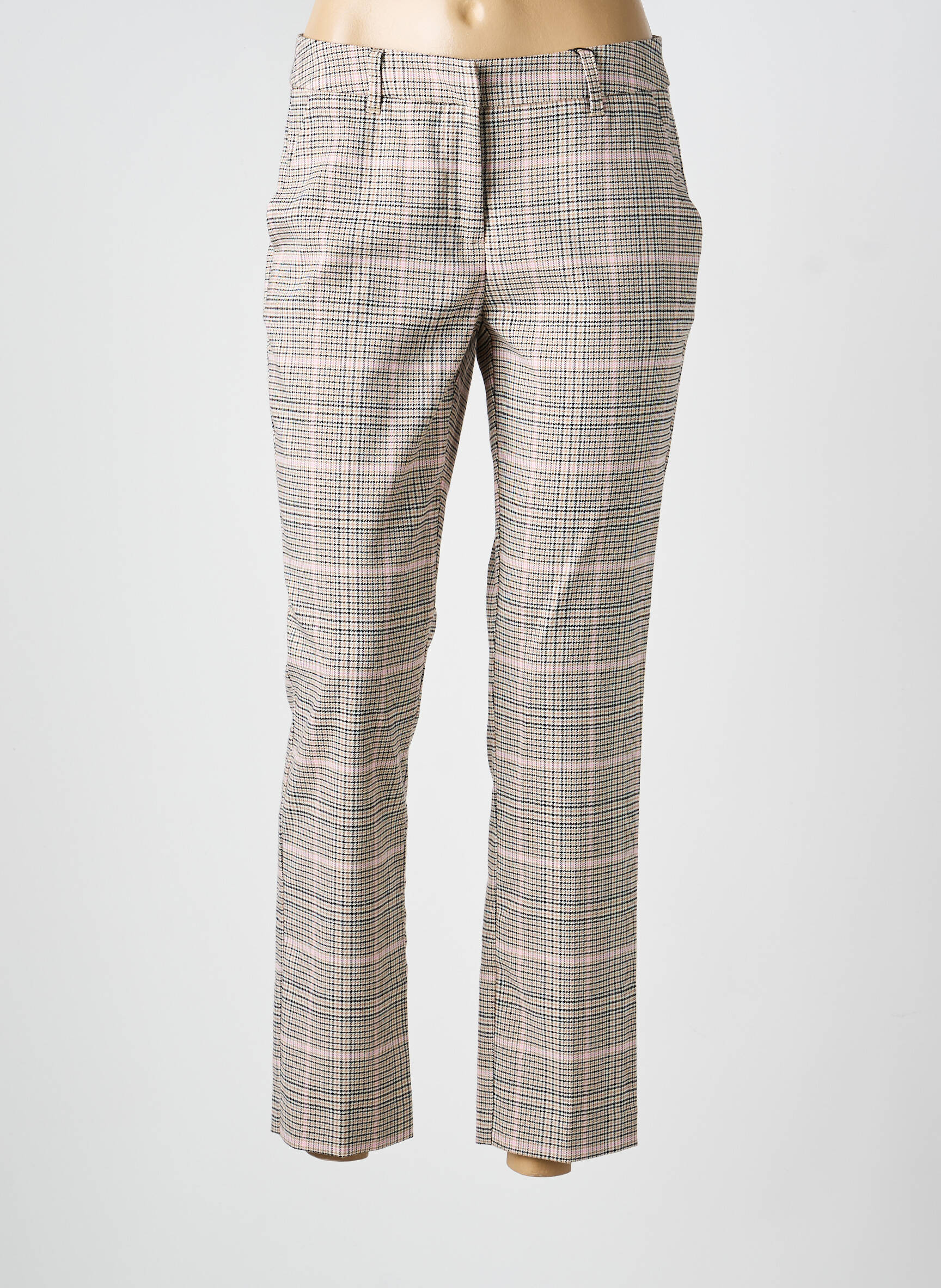 Pantalon chino mărime normală mărime normală roz BRANDTEX femeie