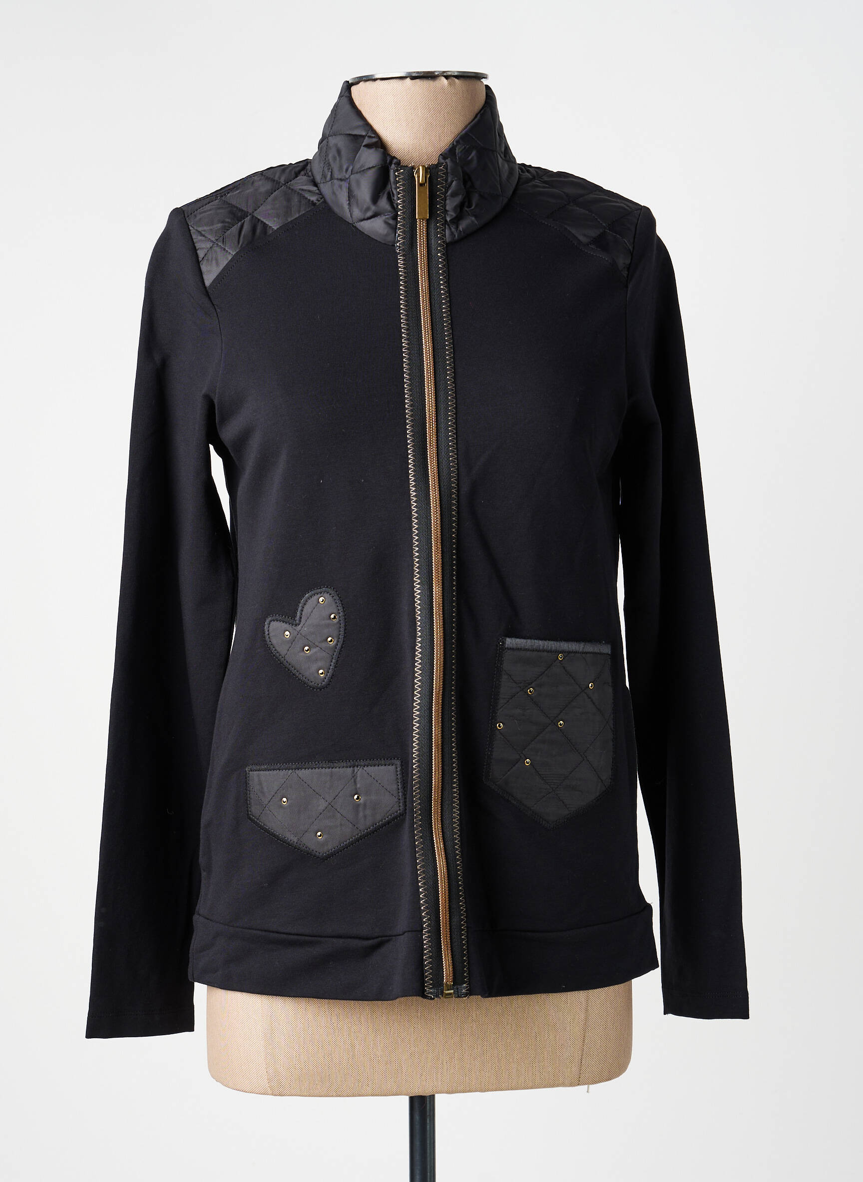 Jachete casual buzunare negru KALISSON femeie