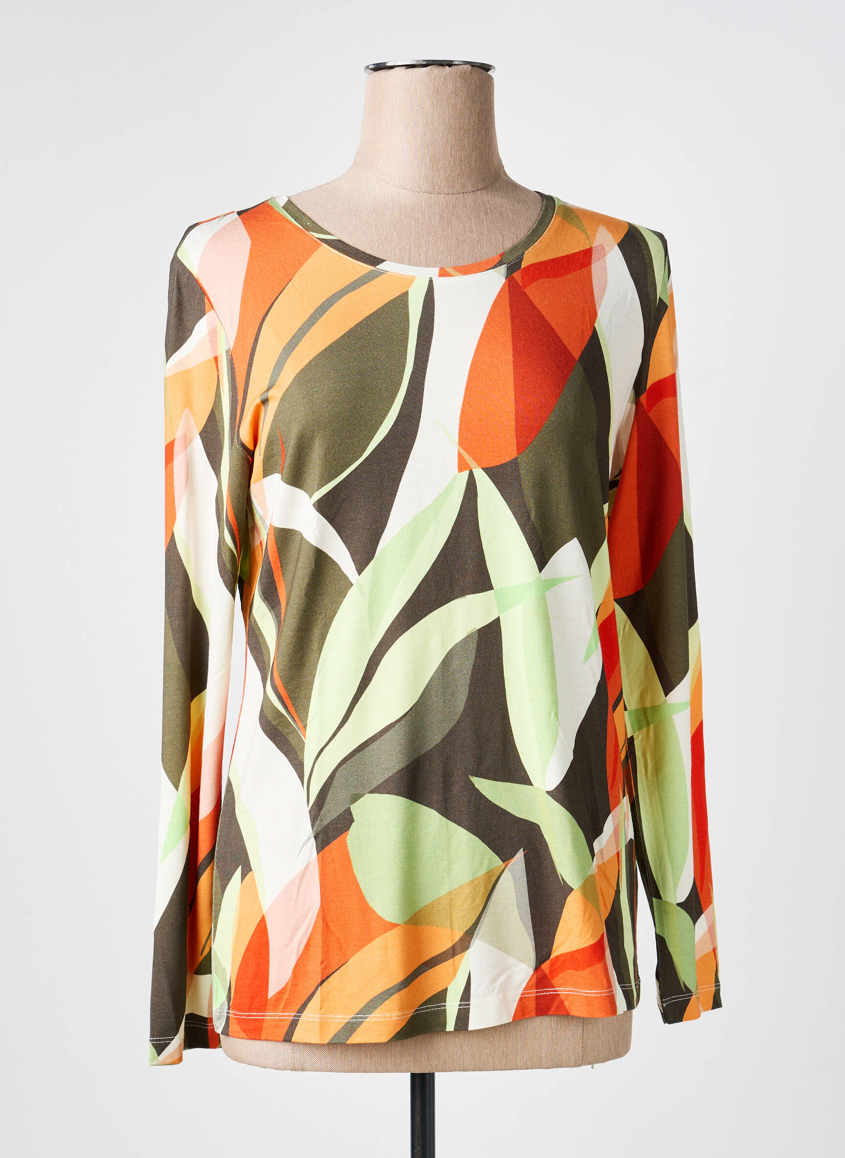 Tricou mâneci lungi mâneci lungi verde JOY OF LIFE femeie