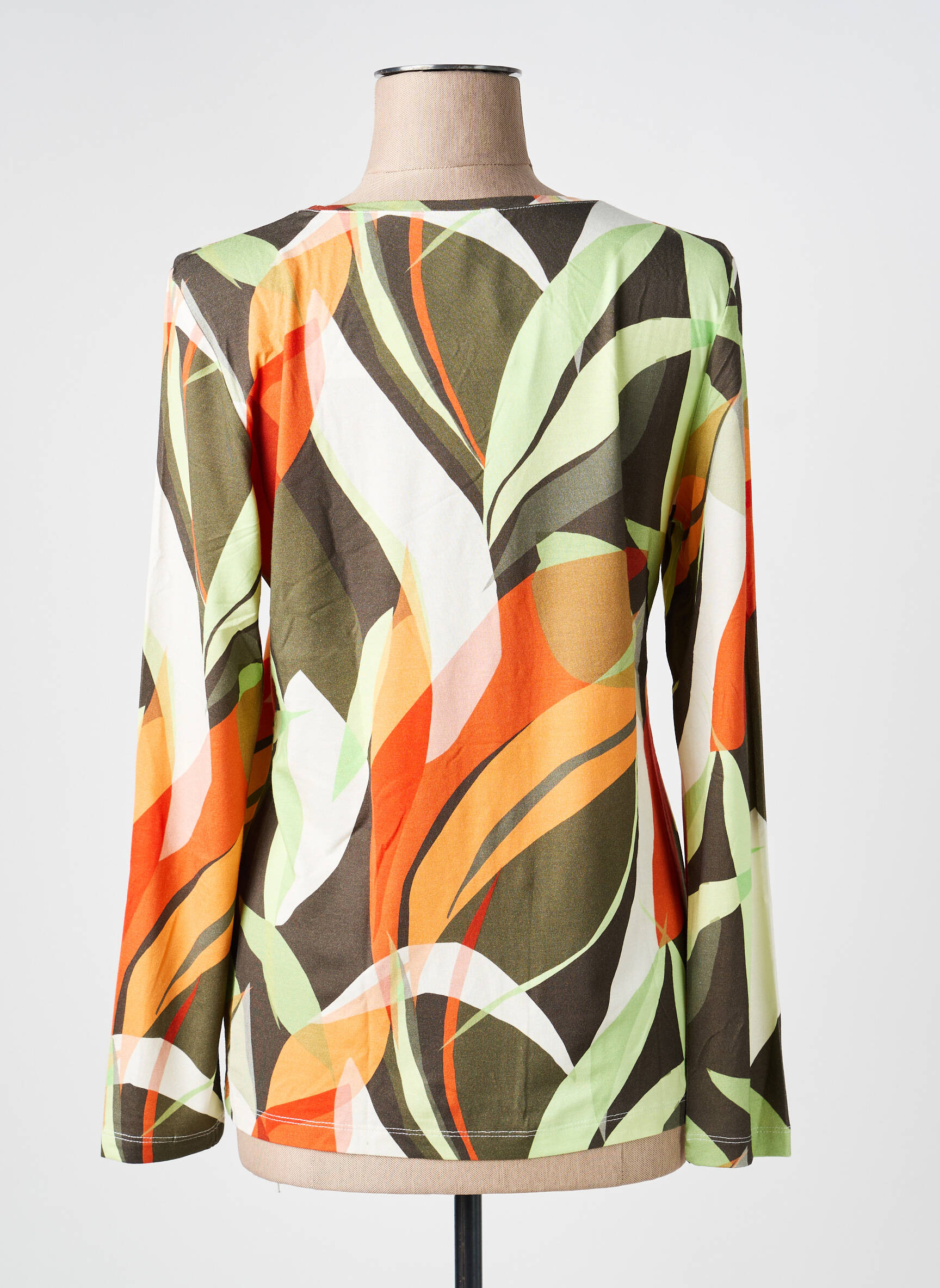 Tricou mâneci lungi mâneci lungi verde JOY OF LIFE femeie