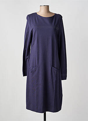 Rochie midi mâneci lungi mâneci lungi albastru JOY OF LIFE femeie