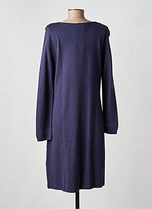 Rochie midi mâneci lungi mâneci lungi albastru JOY OF LIFE femeie