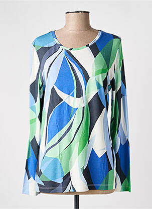 Tricou mâneci lungi mâneci lungi albastru JOY OF LIFE femeie