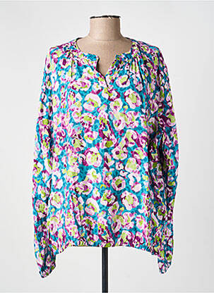 Bluză țesătură poplin mâneci lungi violet JOY OF LIFE femeie