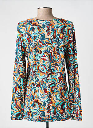 Tricou mâneci lungi mâneci lungi albastru JOY OF LIFE femeie
