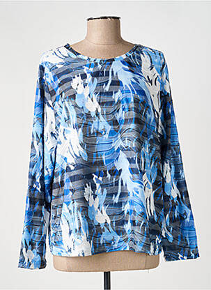 Tricou mâneci lungi mâneci lungi albastru JOY OF LIFE femeie