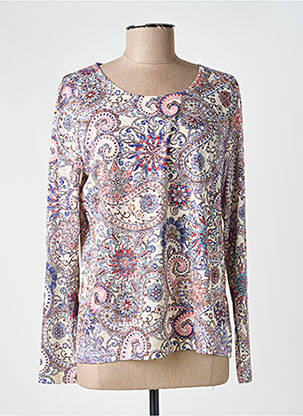 Tricou mâneci lungi mâneci lungi bej JULIE GUERLANDE femeie