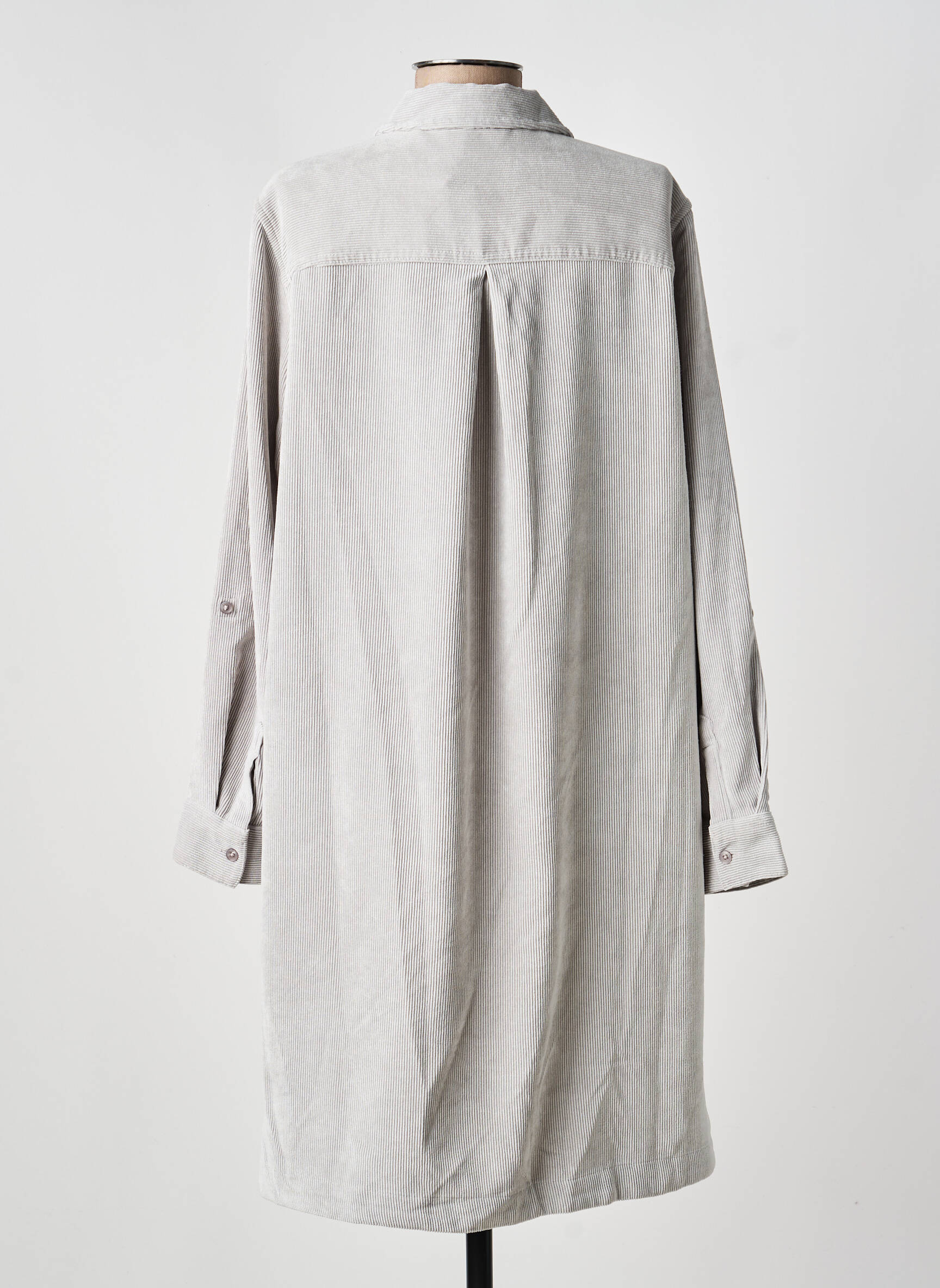 Rochie midi mâneci lungi mâneci lungi gri CECIL femeie