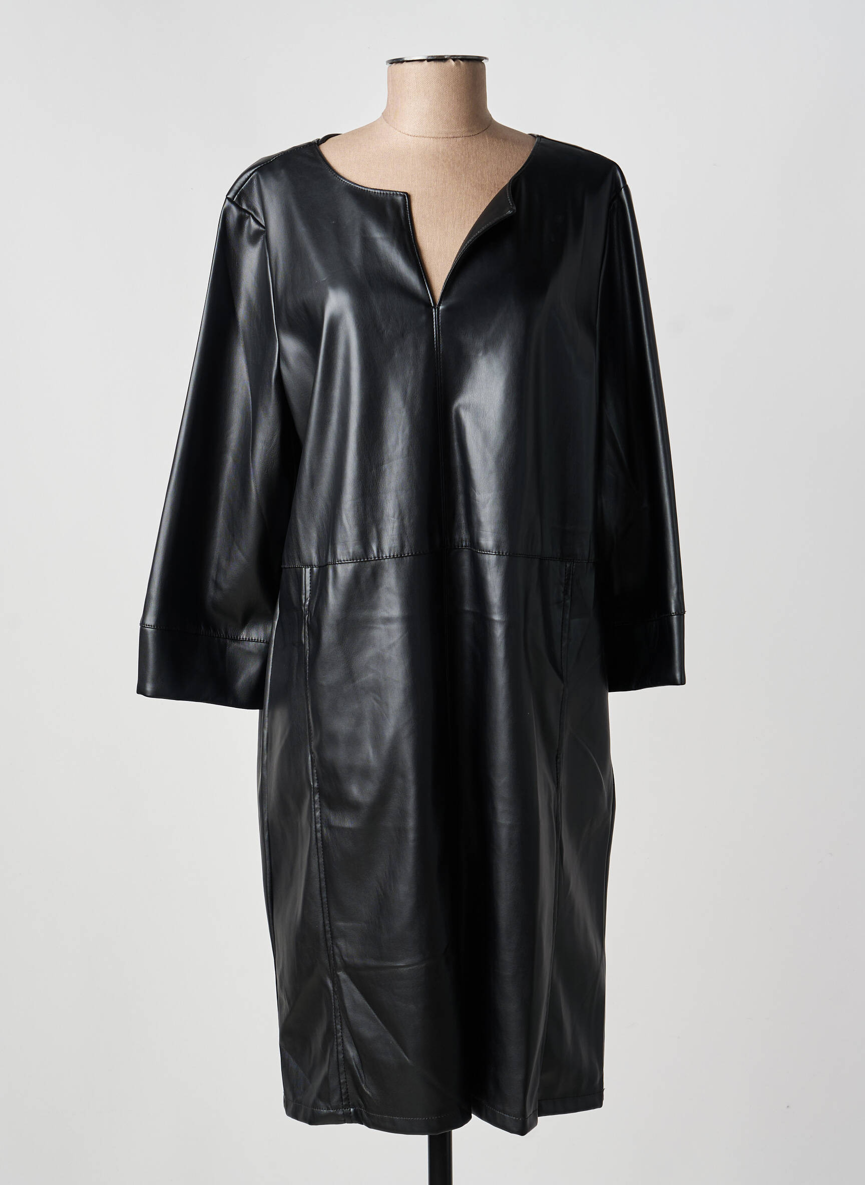 Rochie midi mâneci lungi mâneci lungi negru STREET ONE femeie