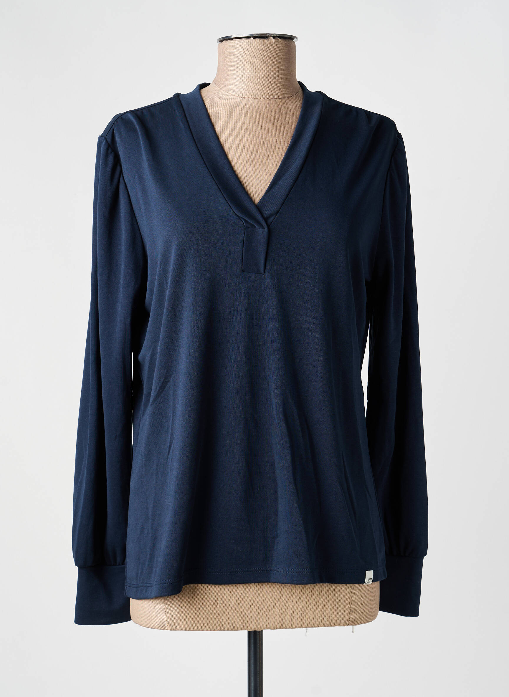 Tricou mâneci lungi mâneci lungi albastru PAZ TORRAS femeie