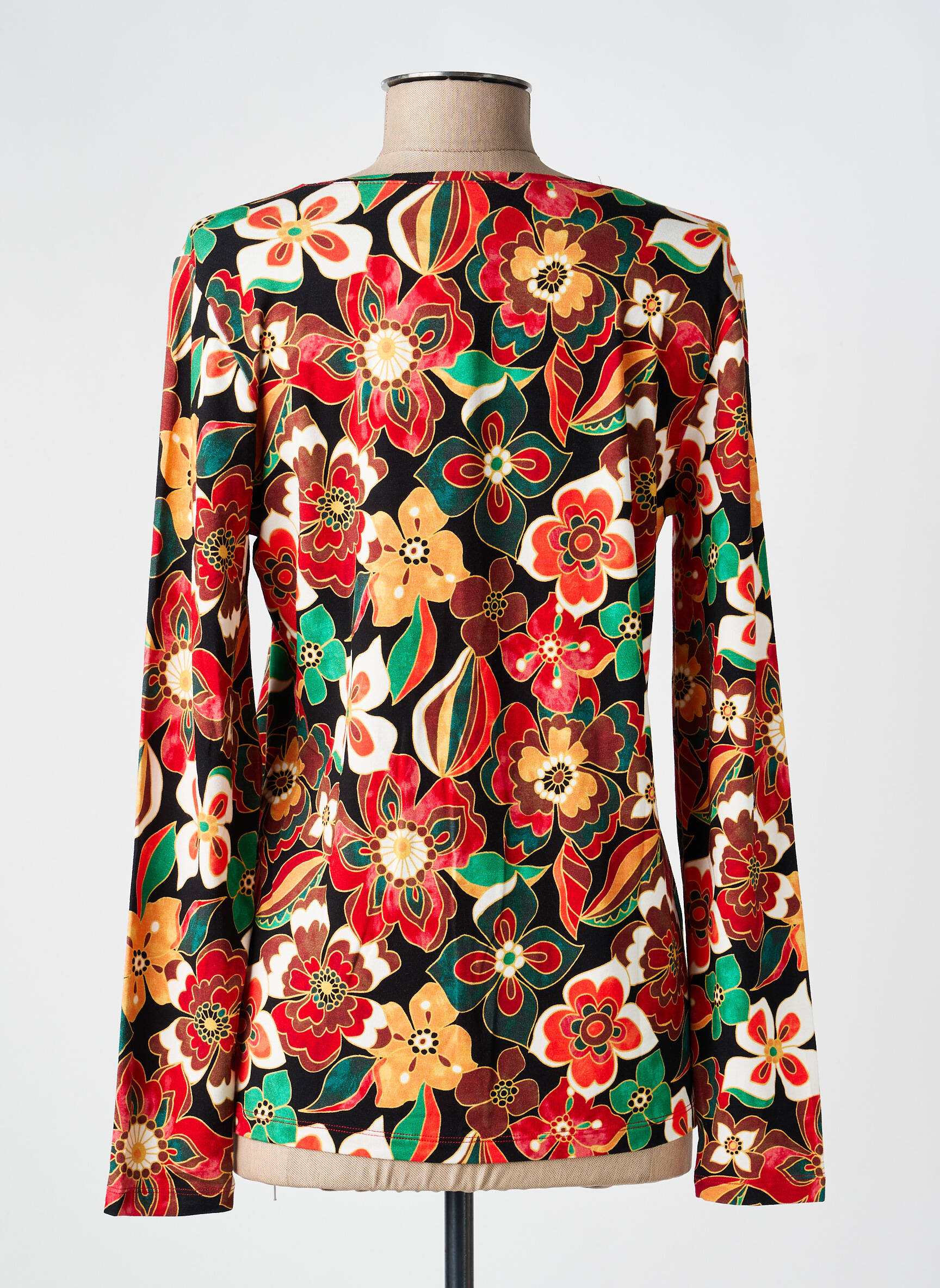 Tricou mâneci lungi mâneci lungi roșu JOY OF LIFE femeie