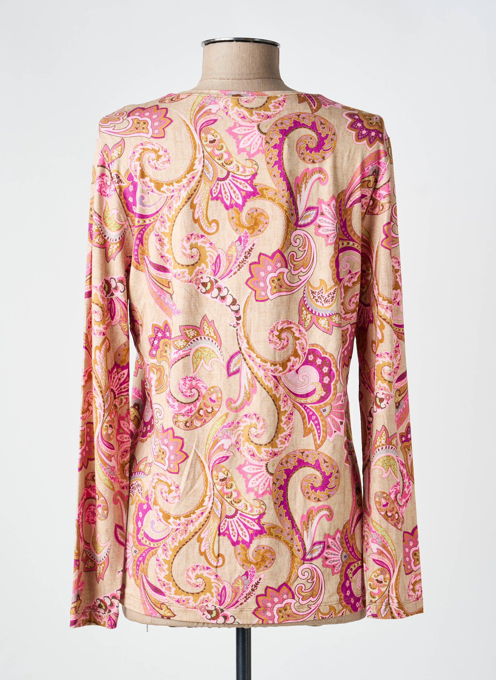 Tricou mâneci lungi mâneci lungi roz JOY OF LIFE femeie