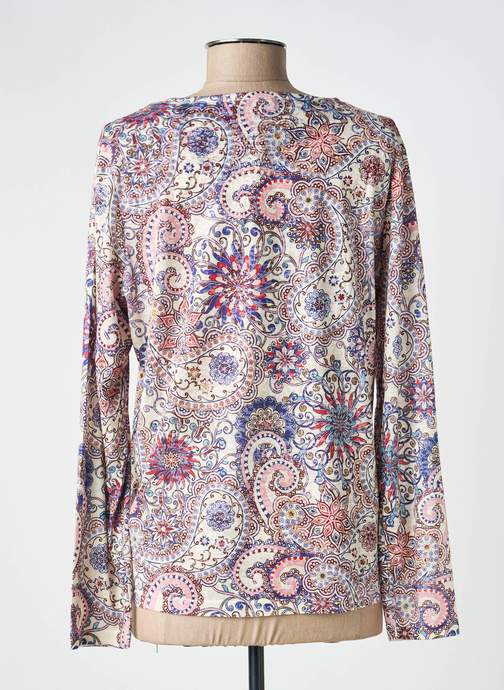 Tricou mâneci lungi mâneci lungi bej JULIE GUERLANDE femeie