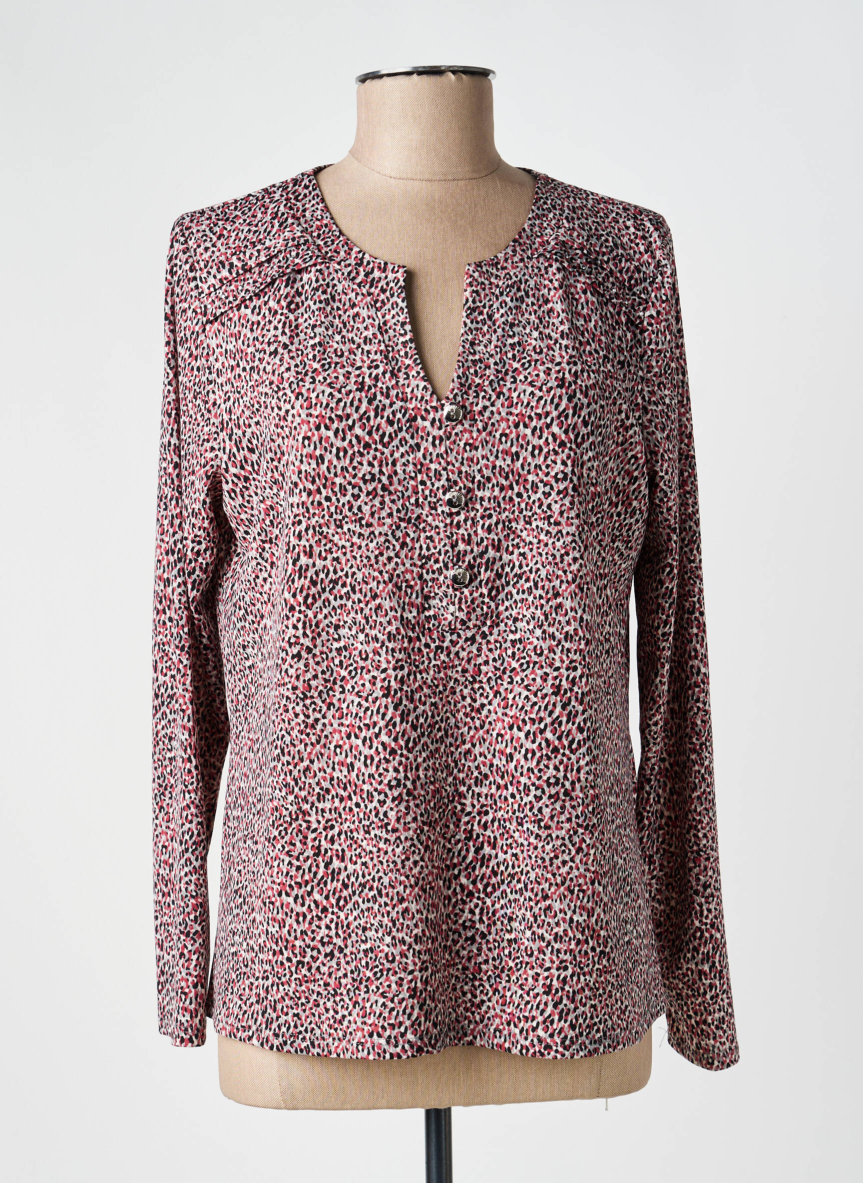 Tricou mâneci lungi mâneci lungi roz JULIE GUERLANDE femeie