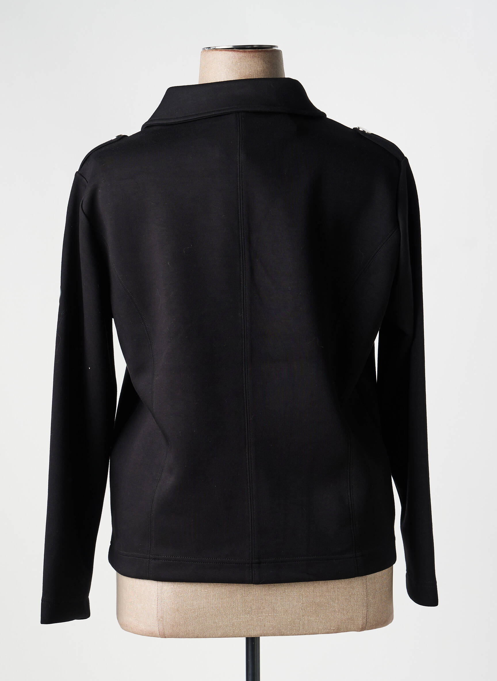 Jachete casual guler tip costum negru HAJO femeie
