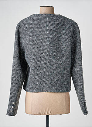 Jachete casual guler rotund gri JULIE GUERLANDE femeie