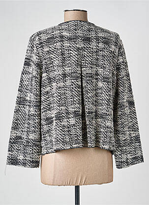 Jachete casual guler rotund negru OUI femeie