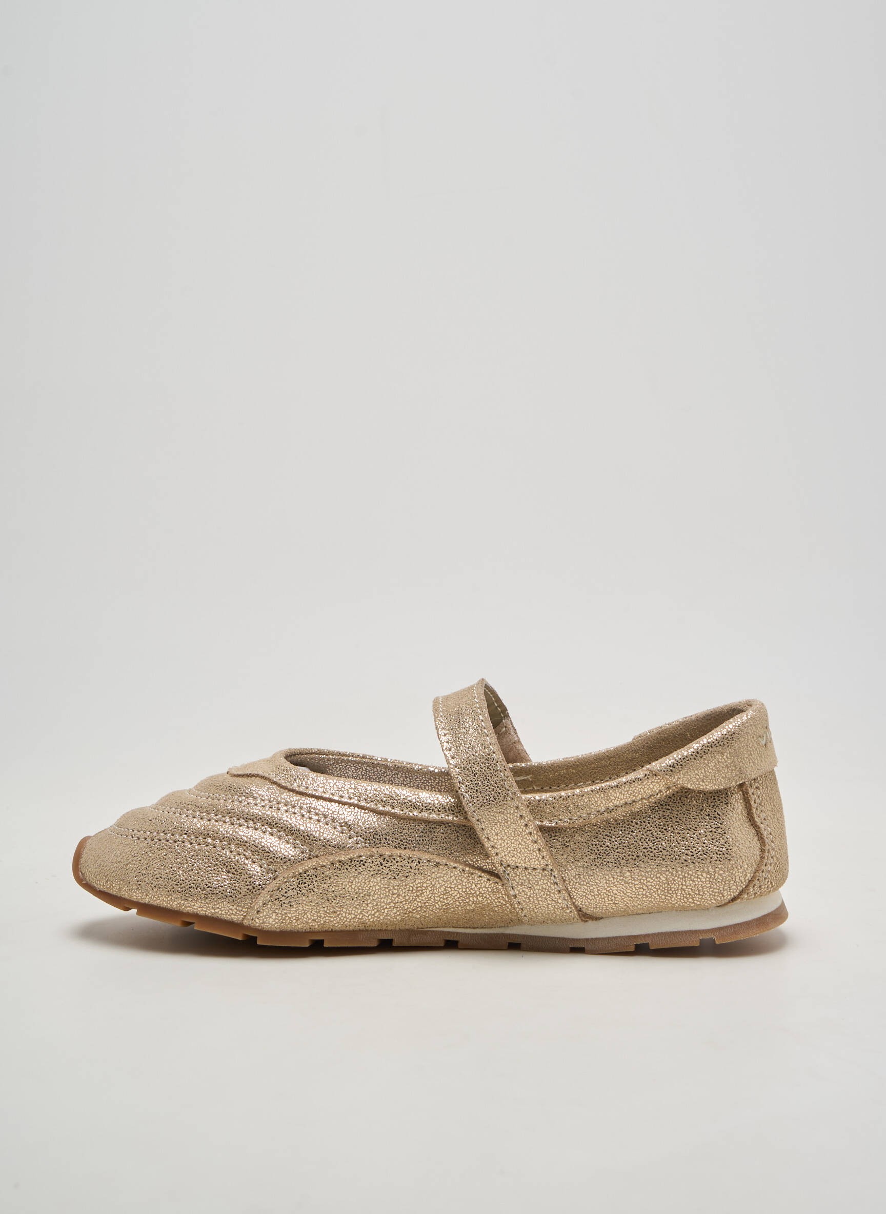 Adidași nubuc toc plat până la 3 cm bej VICTORIA femeie