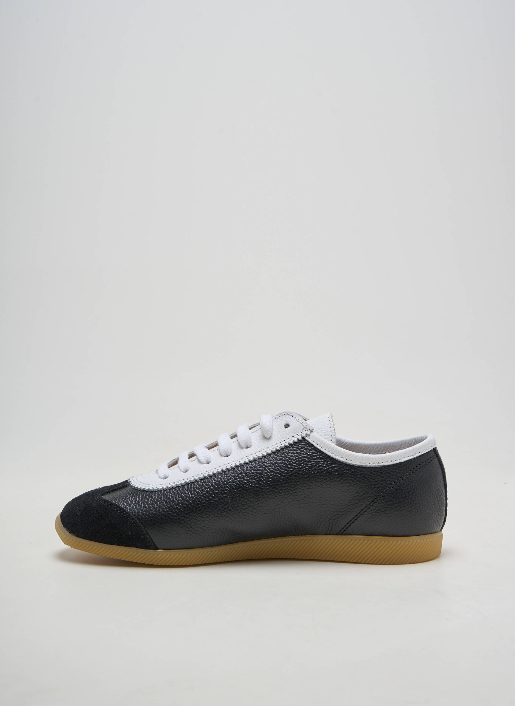Adidași vârf rotund toc plat până la 3 cm negru ANOTHER STEP femeie