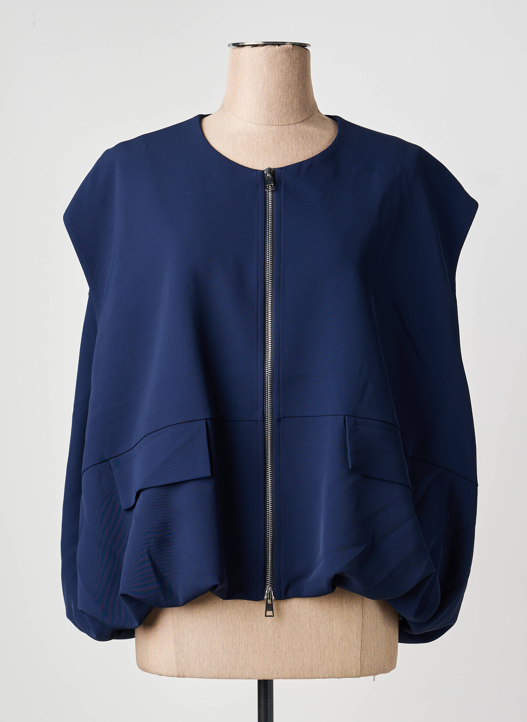 Jachete casual guler rotund albastru IMPERIAL femeie