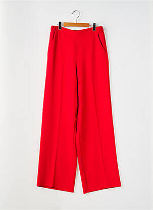 Pantalon drept talie elastică roșu IMPERIAL femeie