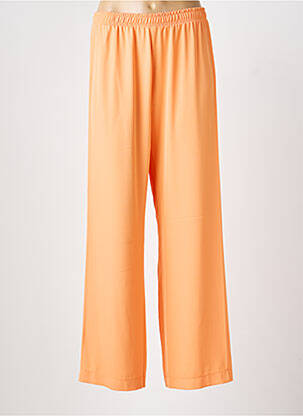 Pantalon drept talie elastică portocalie IMPERIAL femeie