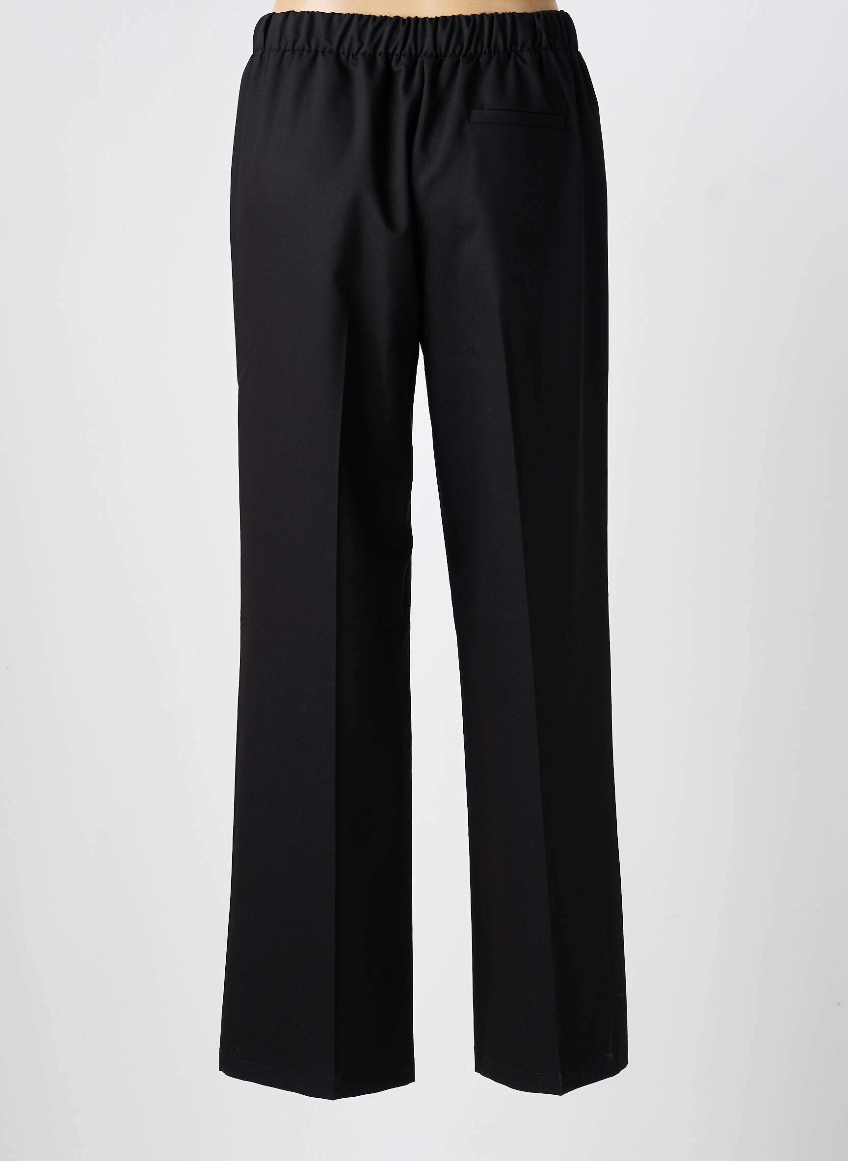 Pantalon drept talie elastică negru IMPERIAL femeie