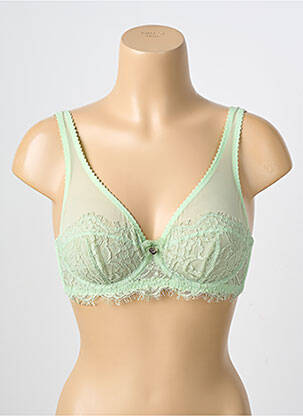 Sutien broderie sutien cupe întregi cu decolteu înalt verde TWINSET femeie