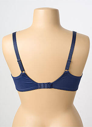 Sutien efect material satinat top sutien modelat albastru FANTASIE femeie