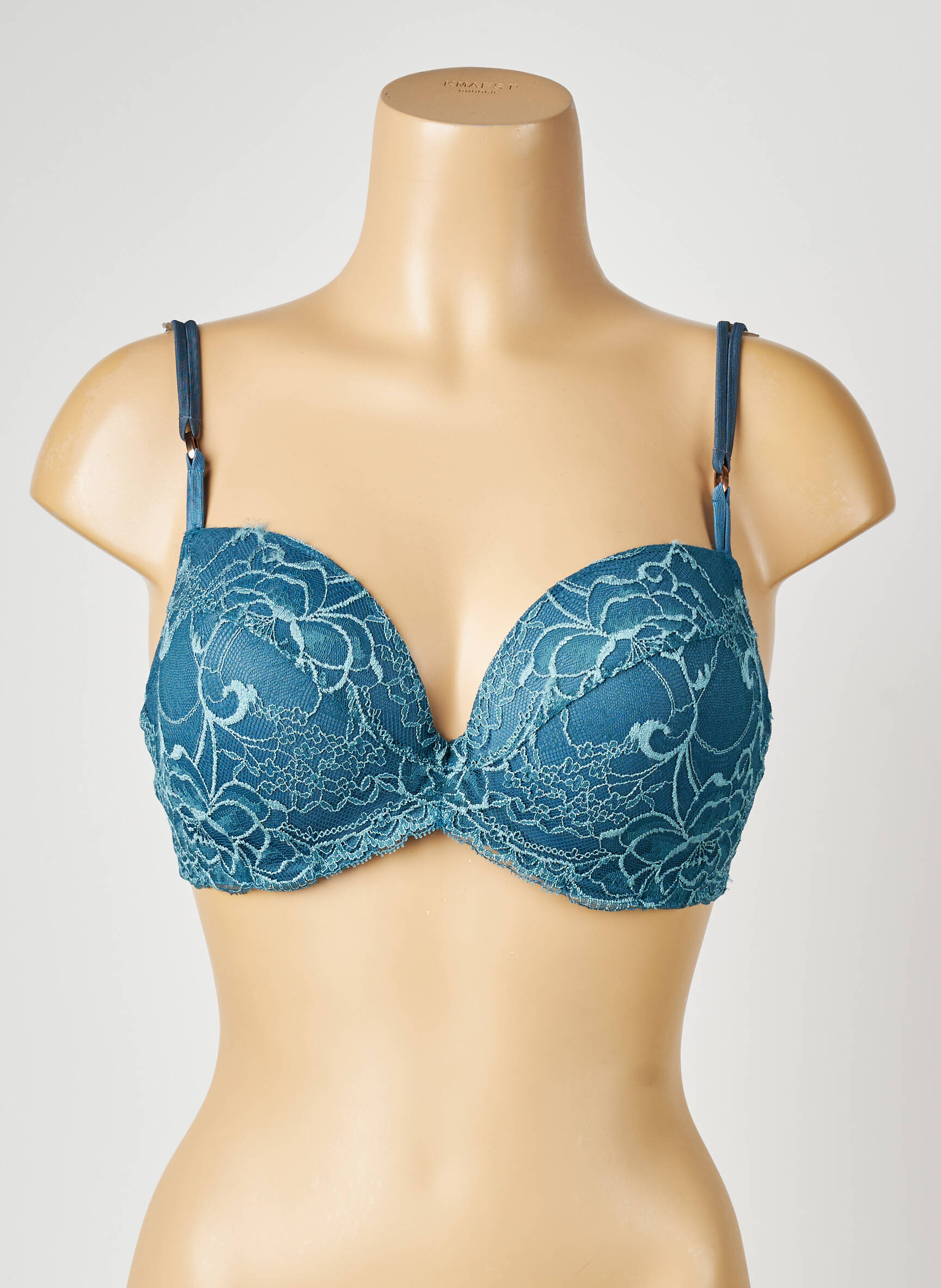 Sutien broderie top sutien modelat albastru ANDRES GARCIA femeie