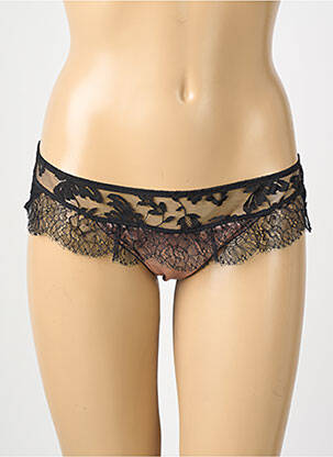 Tanga broderie negru ANDRES GARCIA femeie