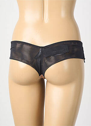 Tanga broderie negru ANDRES GARCIA femeie