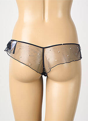 Tanga broderie negru ANDRES GARCIA femeie