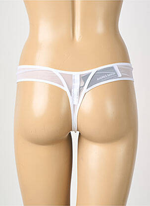 Tanga broderie alb ANDRES SARDA femeie