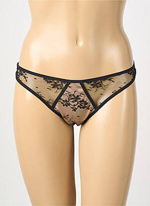 Tanga broderie negru ANDRES SARDA femeie