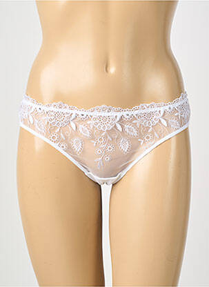Tanga broderie alb RISK femeie