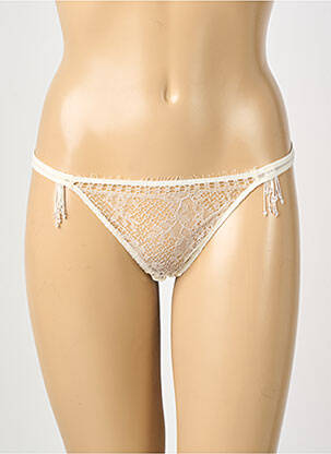 Tanga dantelă bej ANDRES SARDA femeie