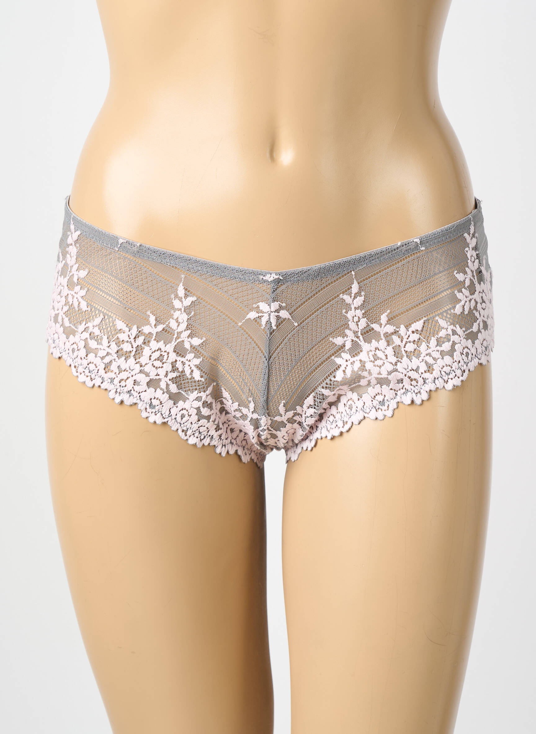Shorty broderie gri WACOAL femeie