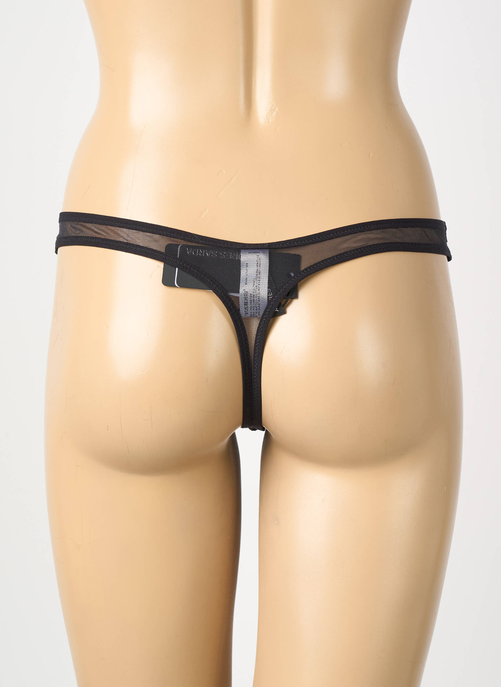 Tanga broderie negru ANDRES SARDA femeie