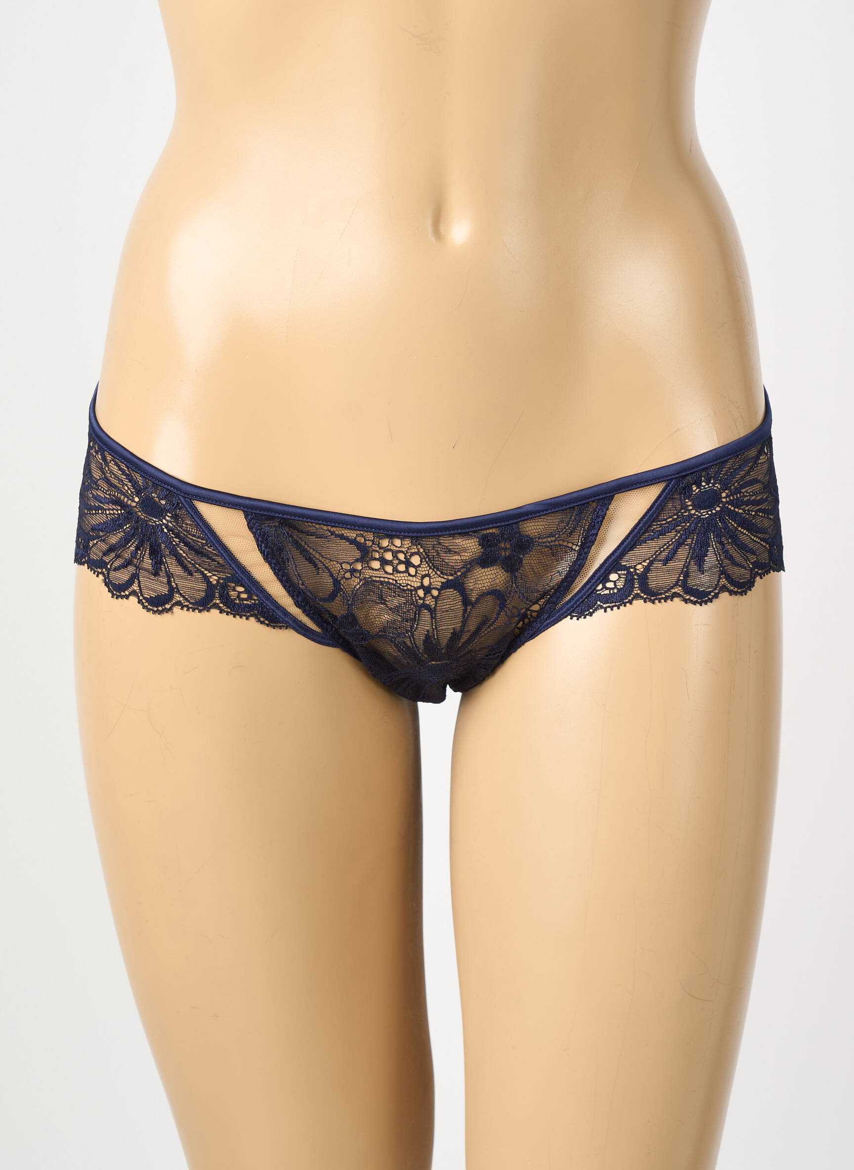 Tanga broderie albastru ANDRES SARDA femeie