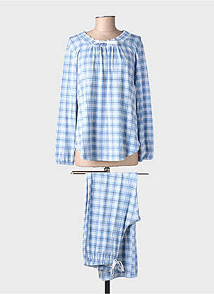 Pijama țesătură jerseu albastru LE CHAT femeie