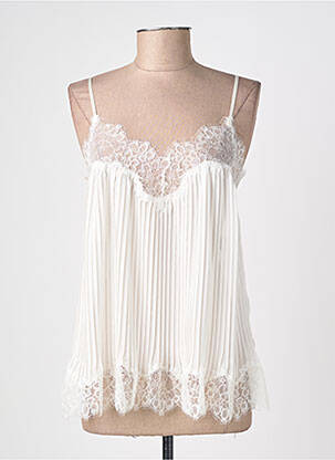 Top/caraco broderie bej MARJOLAINE femeie