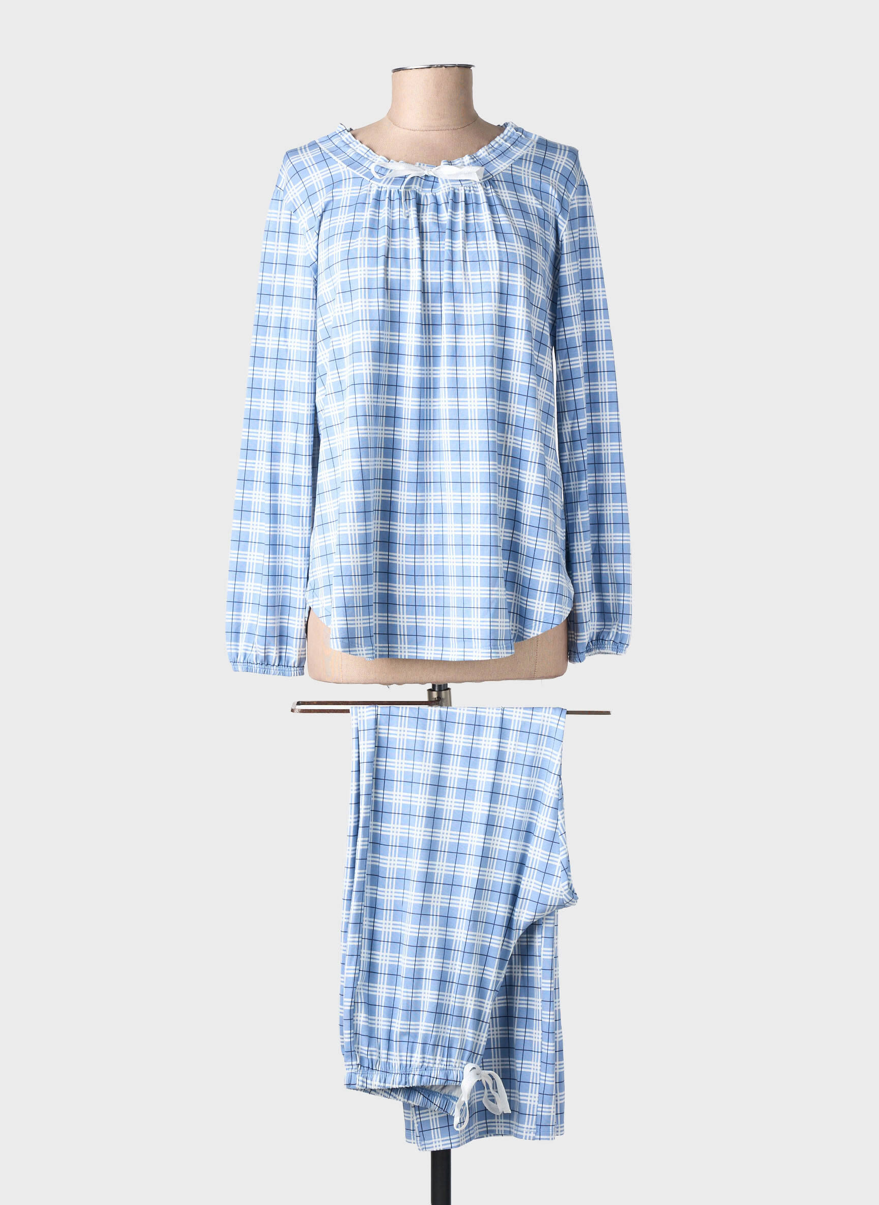 Pijama țesătură jerseu albastru LE CHAT femeie