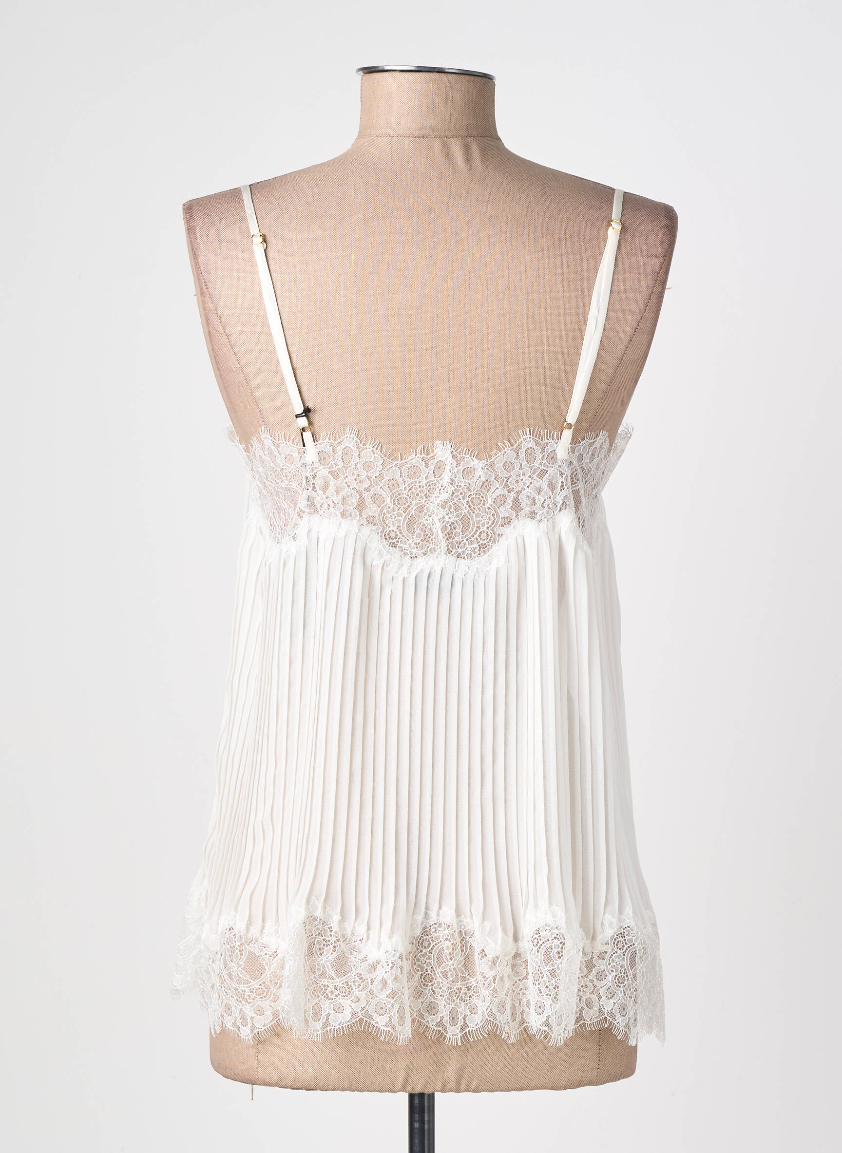 Top/caraco broderie bej MARJOLAINE femeie