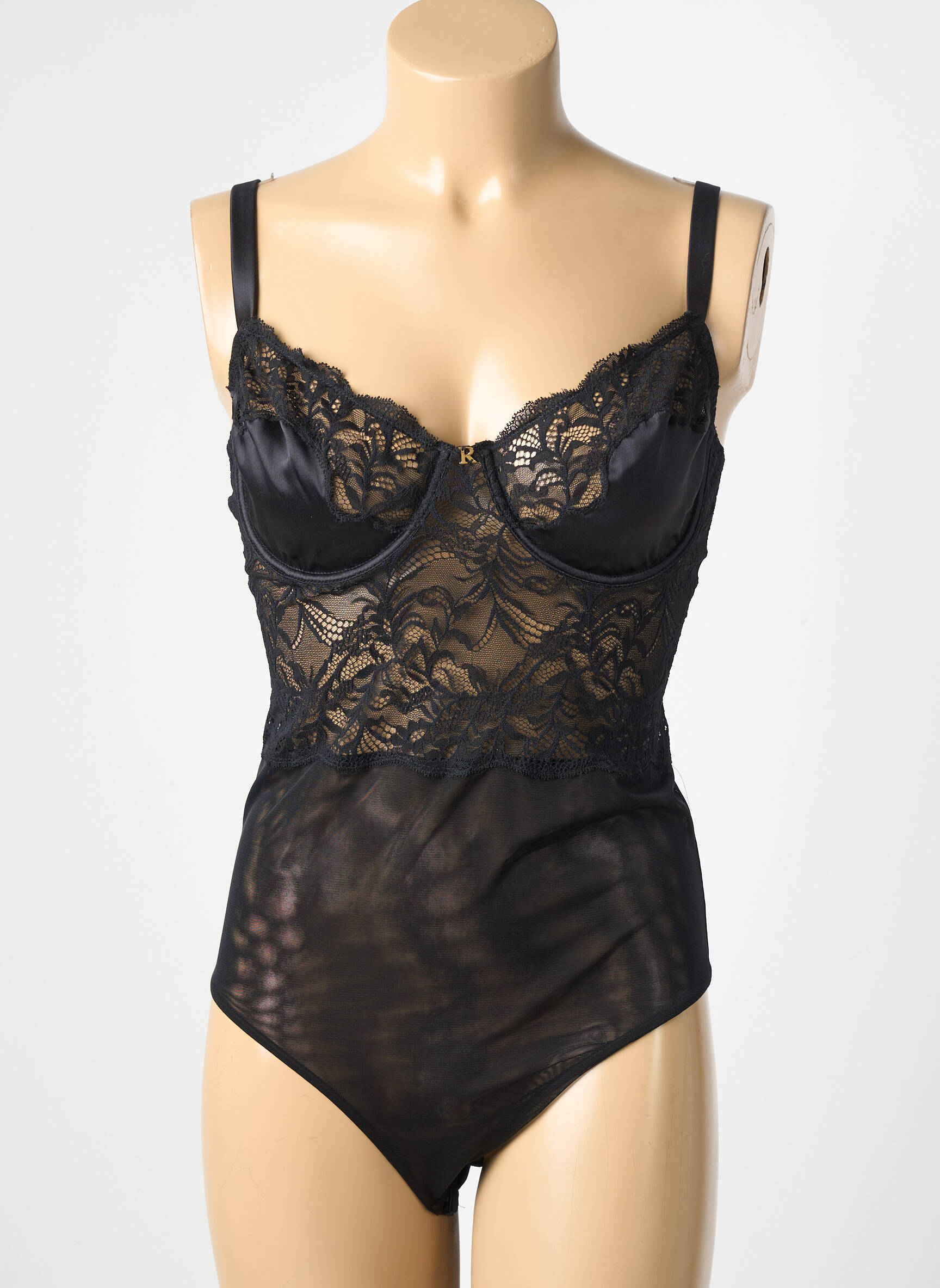 Body de lenjerie elasticitate negru EUREKA femeie